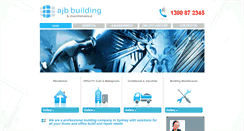Desktop Screenshot of ajbbuilding.com.au